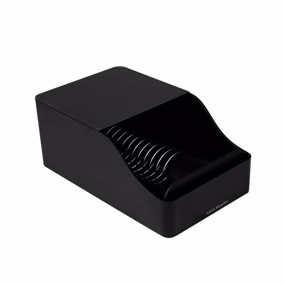 Mind Reader Black Acrylic Coffee Sleeve Storage Dispenser