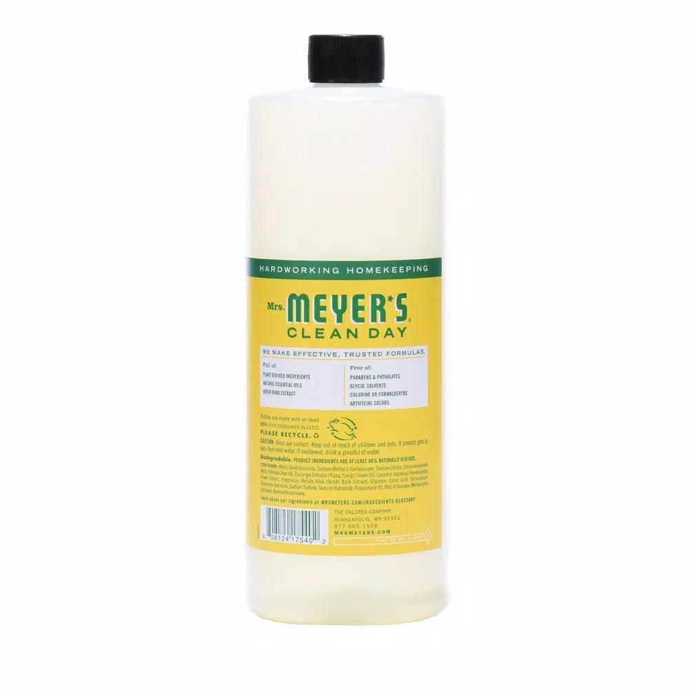 Mrs. Meyer's Clean Day Multi-Surface Concentrate, Honeysuckle, 32 oz (Case of 6)