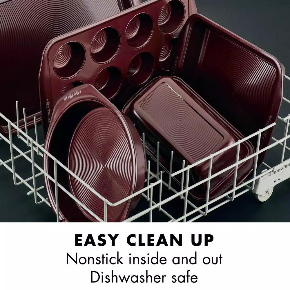 Circulon Nonstick Bakeware Cookie Pan, 10-Inch x 15-Inch, Merlot