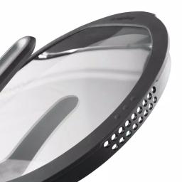 BergHOFF GEM Stay Cool 3.5 qt. Cast Aluminum Nonstick Saute Pan with Glass Lid, Gray thumbnail 4