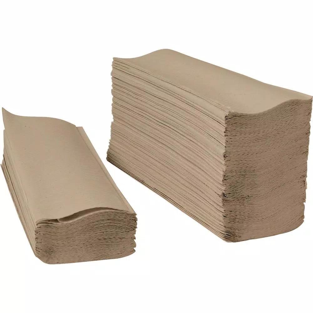 Special Buy Multi-Fold Paper Towels, 9 in. x 9.5 in., Kraft Brown, 4000 Sheets per Carton