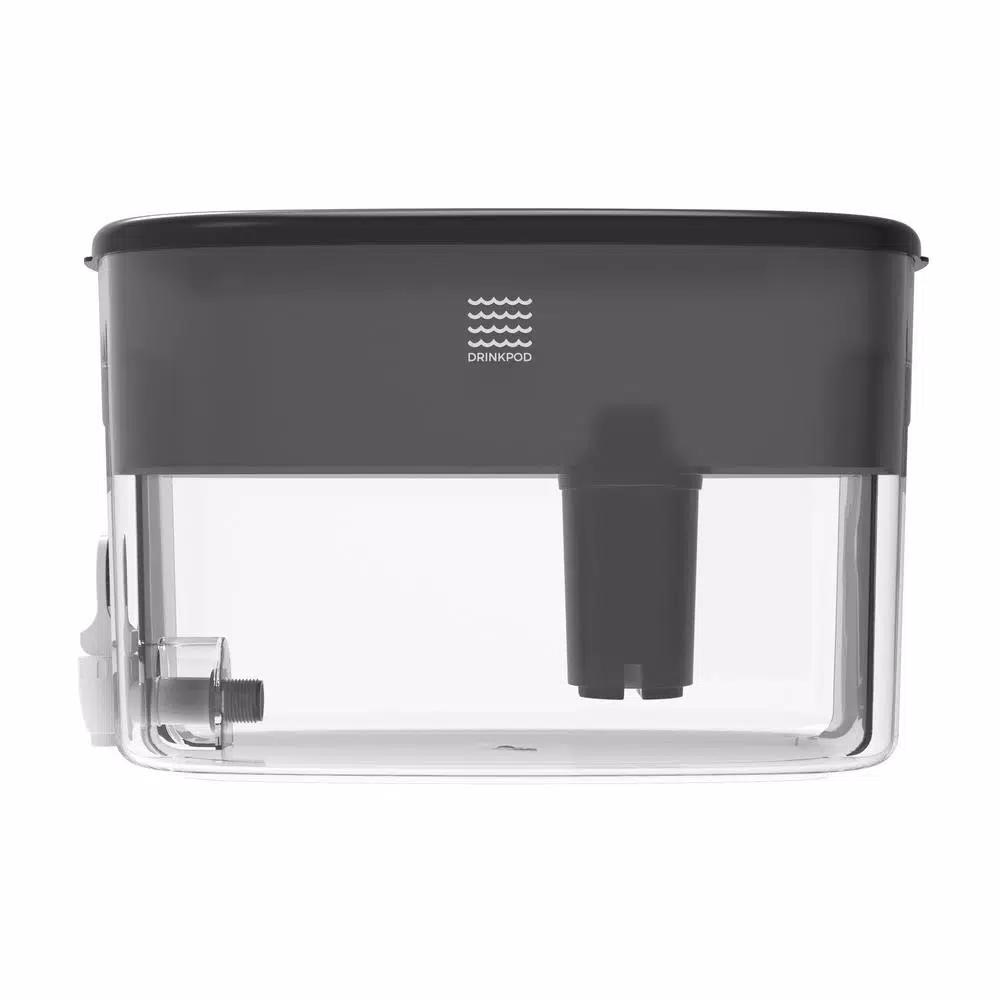 DRINKPOD Alkaline Water Dispenser 2.4 Gal. Countertop Filtration System, 3-Pack with 3 Filters