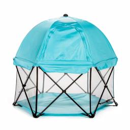 Regalo My Play Deluxe 6-Panel Portable Play Yard, 48 x 26 in, Blue thumbnail 1