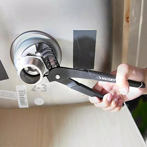 Husky 10 in. Soft Jaw Pliers with Slip Joint for Plumbing Fixtures