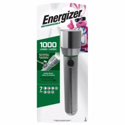 Energizer Vision HD Metal Rechargeable LED Flashlight, 1000 Lumens, USB Power Bank Function thumbnail 2