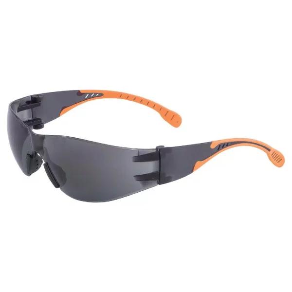 ERB I-Fit Flex Safety Glasses with Gray Lens and Orange Temples