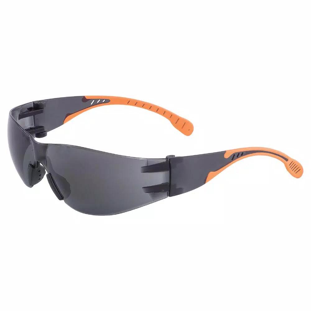 ERB I-Fit Flex Safety Glasses with Gray Lens and Orange Temples
