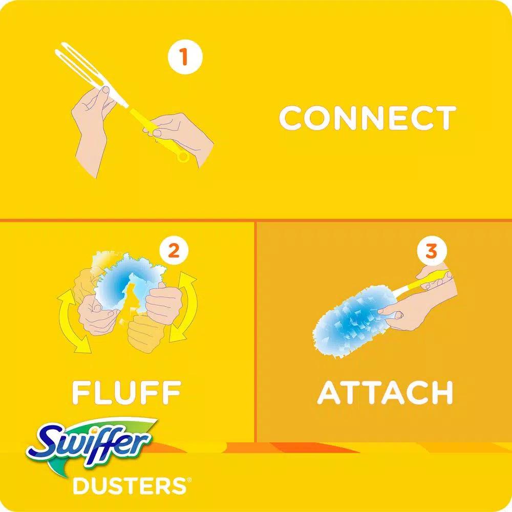 Swiffer Dusters 180 Multi-Surface Refills, Lavender Vanilla & Comfort Scent, 18-Count (4-Pack)