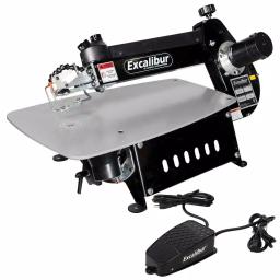 Excalibur 21 in. Tilting Head Scroll Saw with Foot Switch, Certified Refurbished thumbnail 1