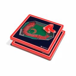 YouTheFan MLB Boston Red Sox StadiumViews 3D Acrylic Coasters, 2-Pack thumbnail 1