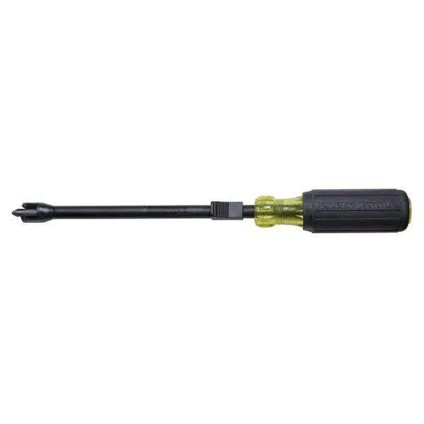 Klein Tools #2 Phillips Head Screw-Holding Screwdriver with 6-7/8 in. Round Shank and Cushion Grip