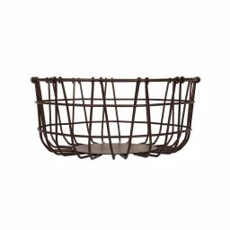 Spectrum Austin Bronze Steel Fruit Bowl - Rustic Farmhouse Design thumbnail 2