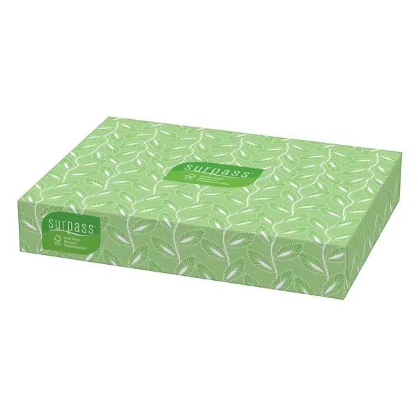 Kimberly-Clark PROFESSIONAL Surpass Facial Tissue 2-Ply, 100-Count White Tissues