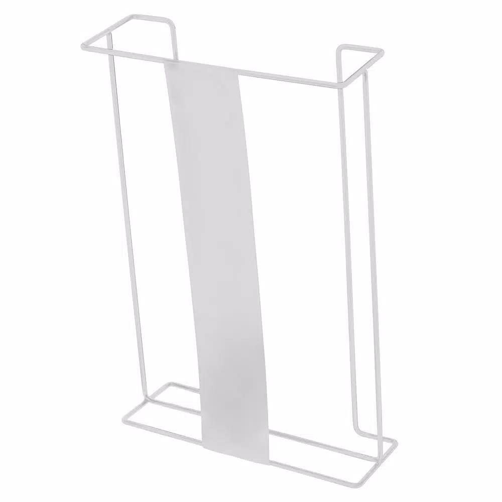 Alpine Industries Triple Box White Metal Wire Wall Mounted Glove Dispenser