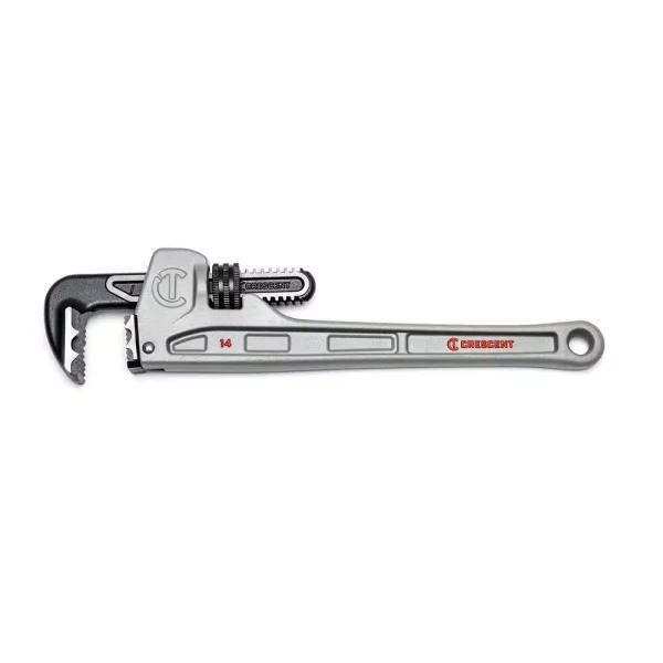 Crescent 14 in. Aluminum Pipe Wrench with K-9 Jaw Teeth