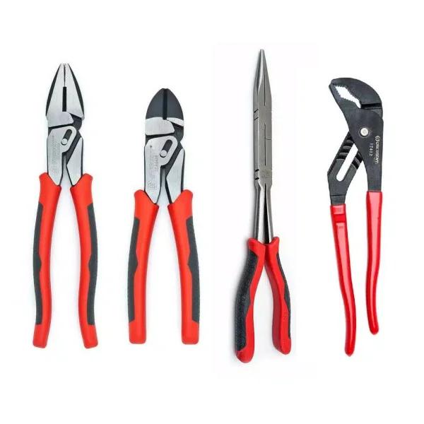 Crescent 4-Piece Plier Combo Set, Alloy Steel Utility Pliers