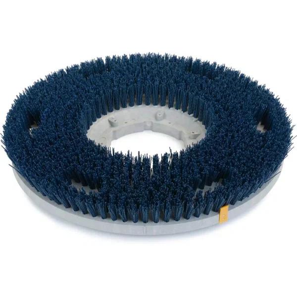Carlisle Colortech 18 in. Blue Aggressive Scrubbing Rotary Floor Brush