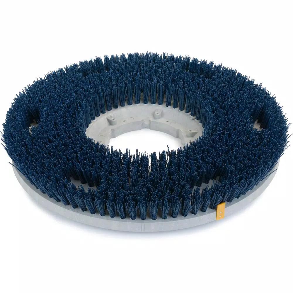 Carlisle Colortech 18 in. Blue Aggressive Scrubbing Rotary Floor Brush