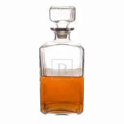 Cathy's Concepts Personalized Glass Whiskey Decanter with Beveled Stopper - 34 oz thumbnail 3