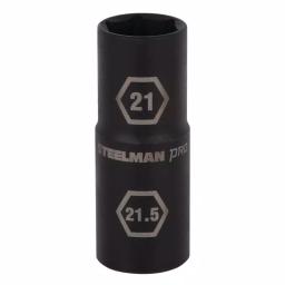 STEELMAN PRO STEELMAN 1/2 in. Drive 6-Point Thin Wall Impact Flip Socket, 21 mm x 21.5 mm thumbnail 1