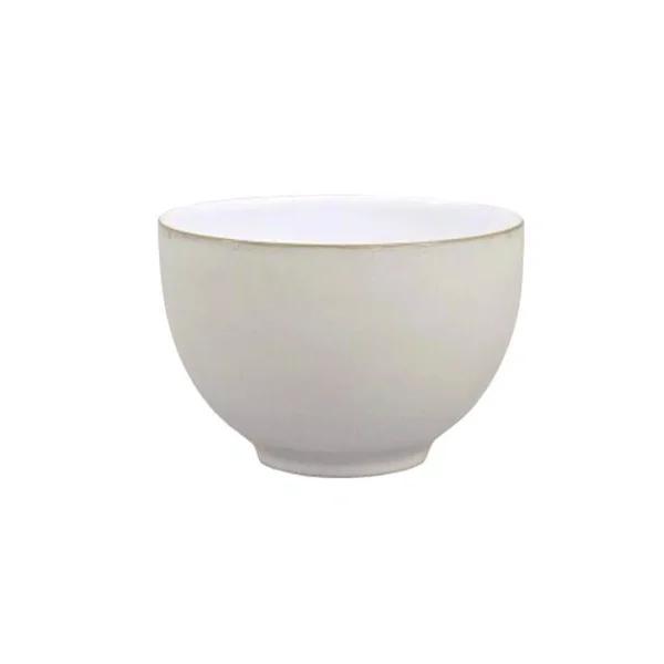 Denby Natural Canvas 5.5 in. Deep Noodle Bowl, Handcrafted Clay