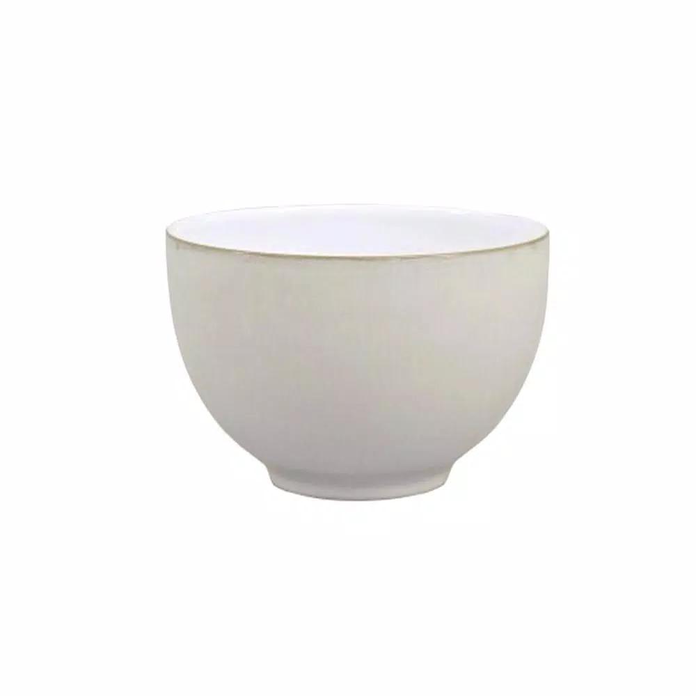 Denby Natural Canvas 5.5 in. Deep Noodle Bowl, Handcrafted Clay