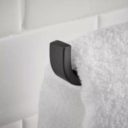 Glacier Bay Farrington Matte Black Towel Ring thumbnail 4