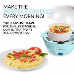 Nostalgia Premium Nostalgia 7-Egg Aqua Egg Cooker - Multi-Function Steamer & Poacher thumbnail 3