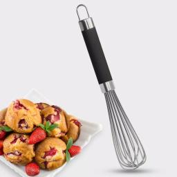 ExcelSteel 14 in. Professional Stainless Steel Heavy Duty Whisk with Non-Slip TPR Grip thumbnail 5