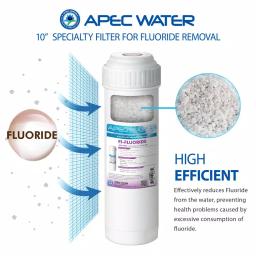 APEC Water Systems 10 in. Fluoride Removal Water Filter Cartridge with Granular Activated Alumina Media thumbnail 2