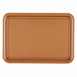 Ayesha Curry 4-Piece Toaster Oven Bakeware Set, Copper Nonstick Steel thumbnail 5