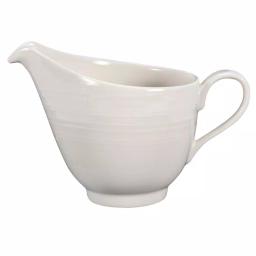 Oneida Chord White Porcelain High Alumina Handled Creamers, 8.5 oz (Set of 36) thumbnail 1