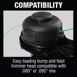 Makita 18V LXT Brushless Cordless String Trimmer Kit with 4.0 Ah Battery, Charger, and Bonus Trimmer Line thumbnail 9