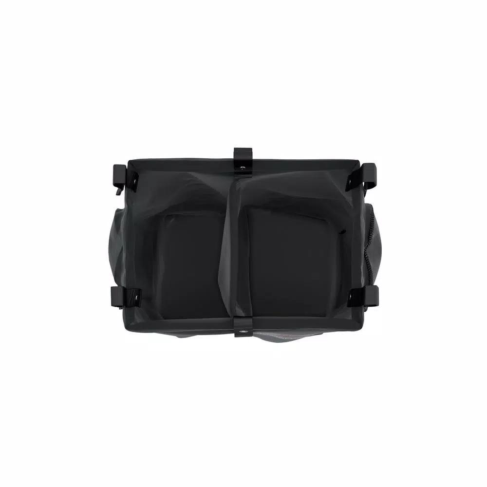 Suncast Commercial Housekeeping Cart Hanging Divided Storage Bag, Black