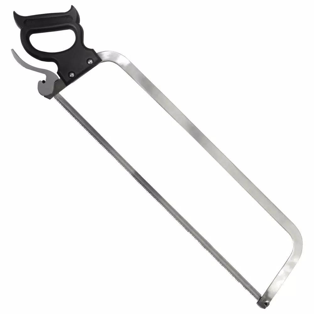 Weston 25 in. Stainless Steel Butcher Meat Saw with Trigger Lock