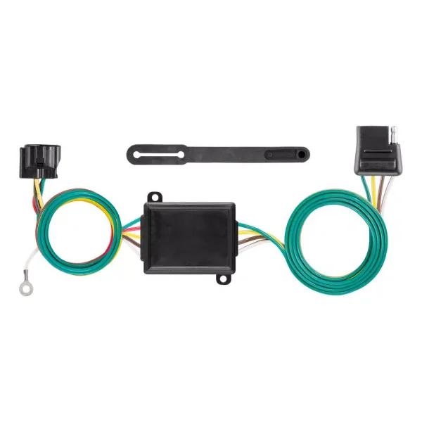 CURT Custom RV Wiring Harness Add-On with 4-Way Flat Connector