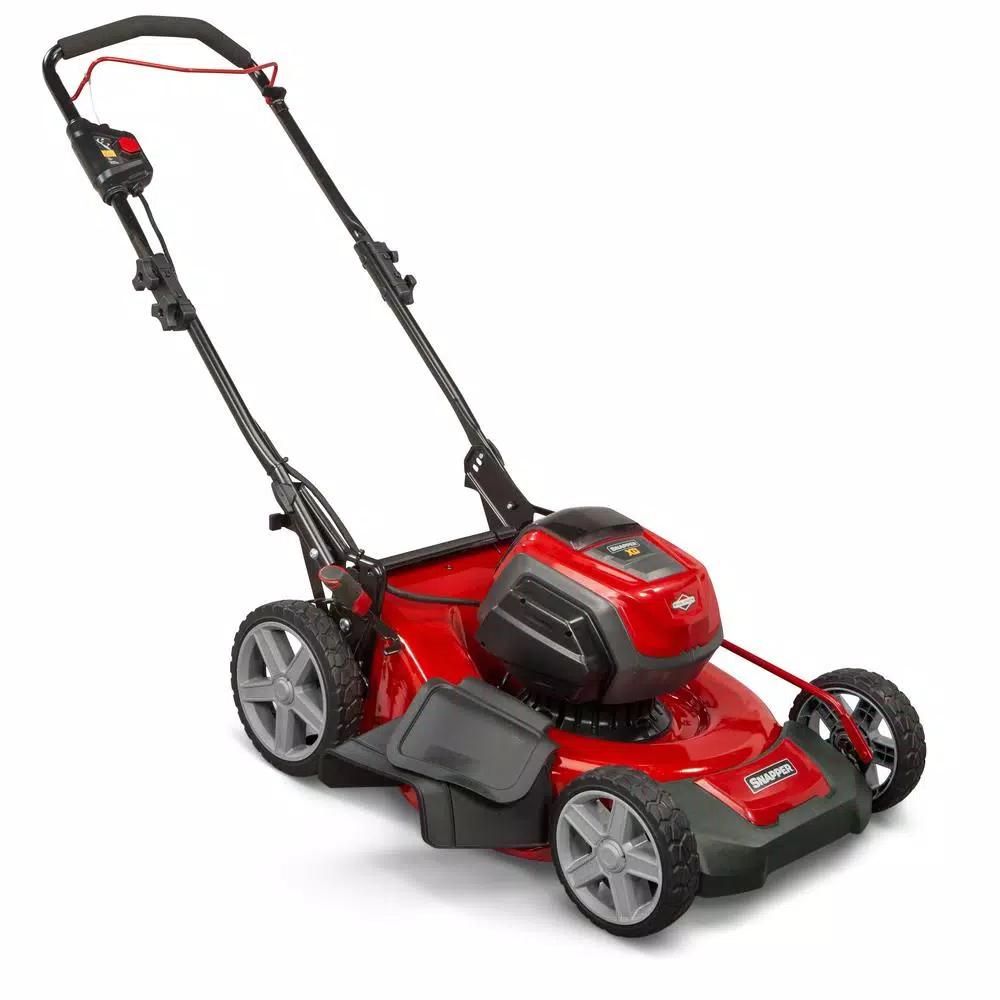 Snapper XD 82V MAX 21 in. Cordless Electric Lawn Mower Kit with (2) 2.0 Ah Batteries and Rapid Charger