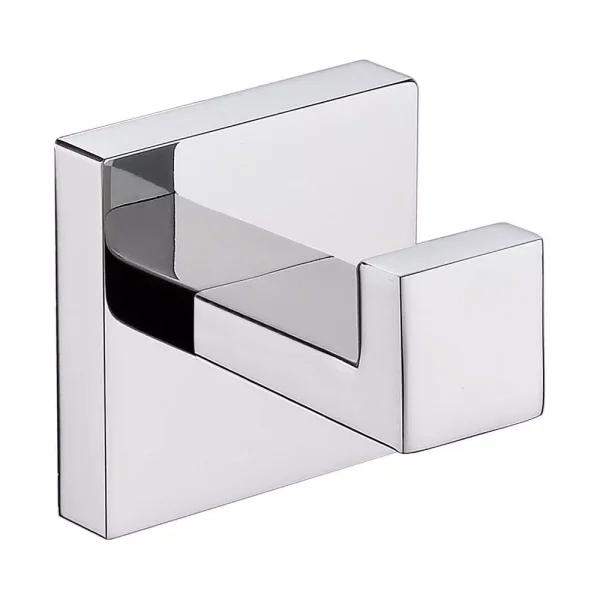 Lexora Bagno Lucido Stainless Steel Robe Hook, Chrome Finish