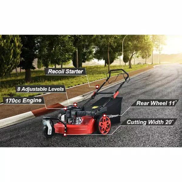 PowerSmart Power Smart PSM2020 20 in. 170 cc Gas Self-Propelled 3-in-1 Walk Behind Lawn Mower