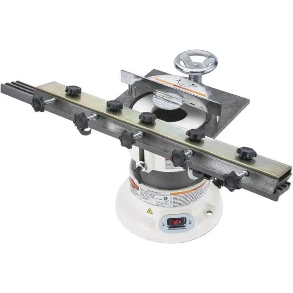 Shop Fox 20 in. 1/2 HP 100-Volt Blade Grinder, Bench Grinder with 120-Grit Adjustable Wheel