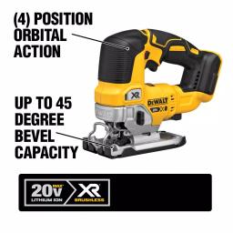 DEWALT 20V MAX XR Cordless Brushless 5 in. Random Orbital Sander & Jigsaw Combo Kit with 5.0Ah Battery thumbnail 3