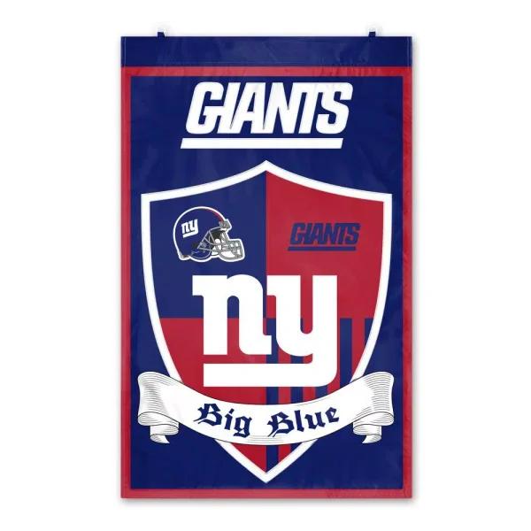 Party Animal, Inc. New York Giants Wall Shield Tapestry - Embroidered Team Crest Banner