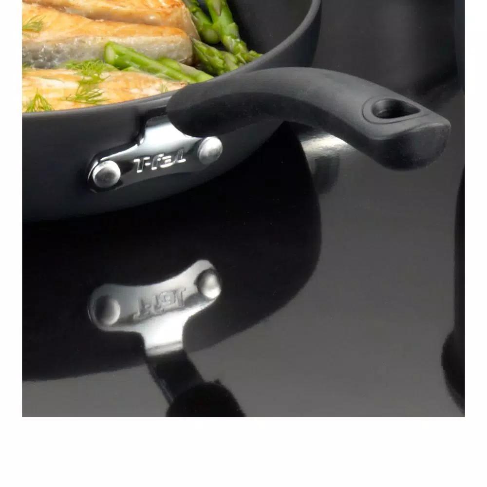 T-fal Ultimate 12-Piece Hard-Anodized Aluminum Nonstick Cookware Set, Black