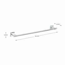 Franklin Brass Maxted 3-Piece Polished Chrome Bath Hardware Set thumbnail 6