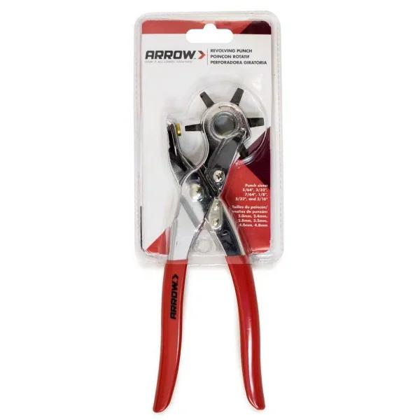 Arrows Revolving Hole Punch Tool for Leather, Canvas, and Vinyl