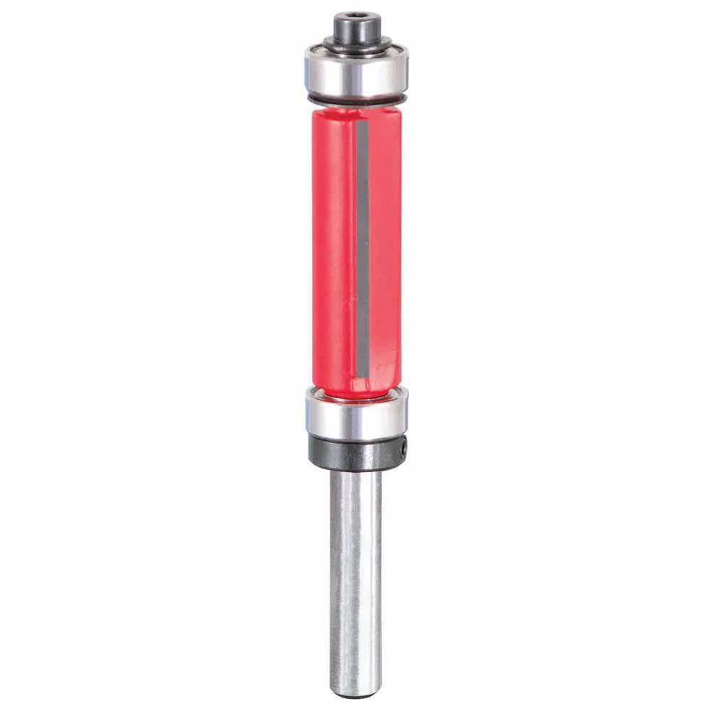 Diablo 1/4 in. Double Bearing Flush Trim Router Bit, 1/2 in. Cut Diameter
