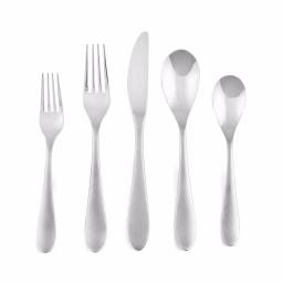 Cambridge Silversmiths Azura Satin Mirror 20-Piece 18/10 Stainless Steel Flatware Set, Service for 4 thumbnail 1