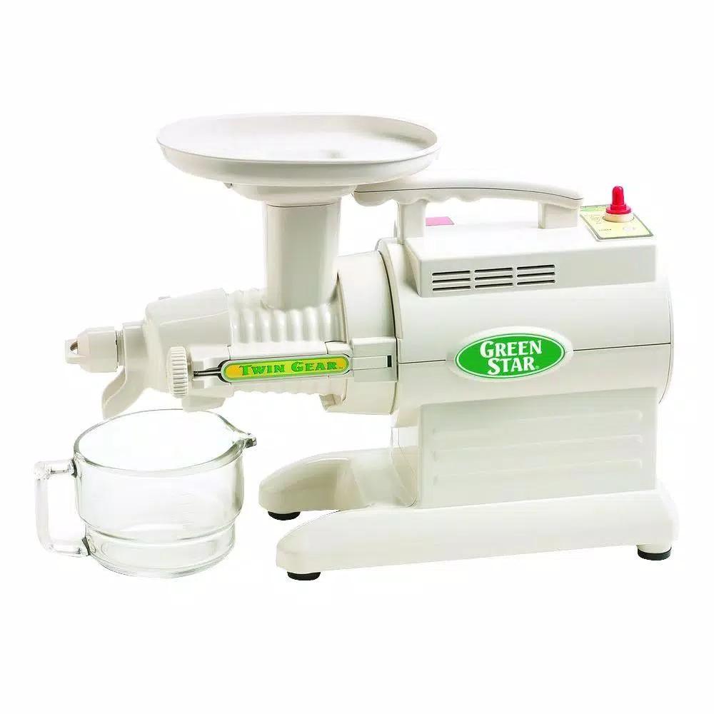 Tribest Greenstar Original Cold Press Juicer, 24 fl. oz., White