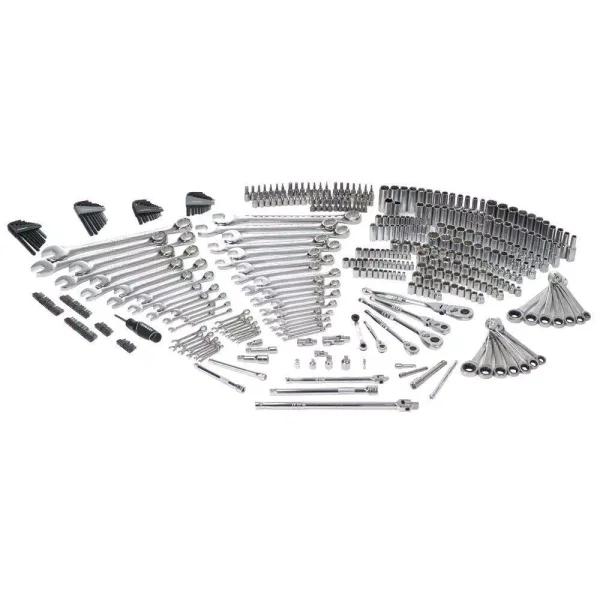 Husky 432-Piece Mechanics Tool Set with 1/4 in, 3/8 in, and 1/2 in. Drive Sockets and Wrenches