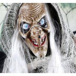 Haunted Hill Farm 5 ft. Animatronic Talking Evil Witch Halloween Prop thumbnail 8